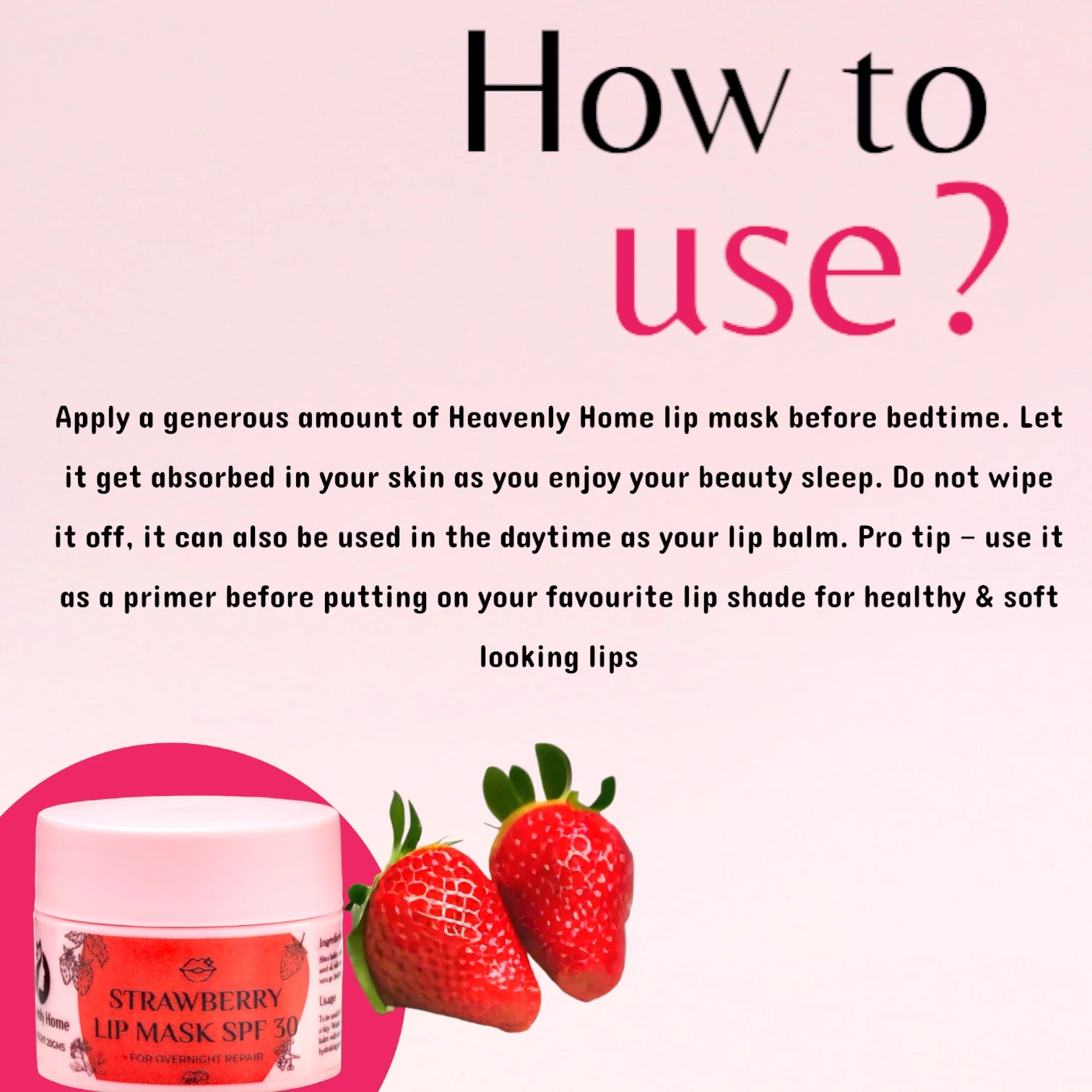 Strawberry Lip Mask Spf-30