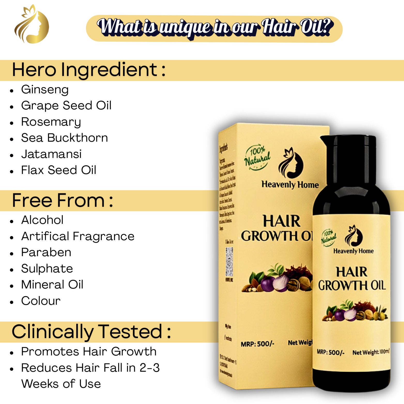 Hair Regrowth Kit – Oil + Tonic