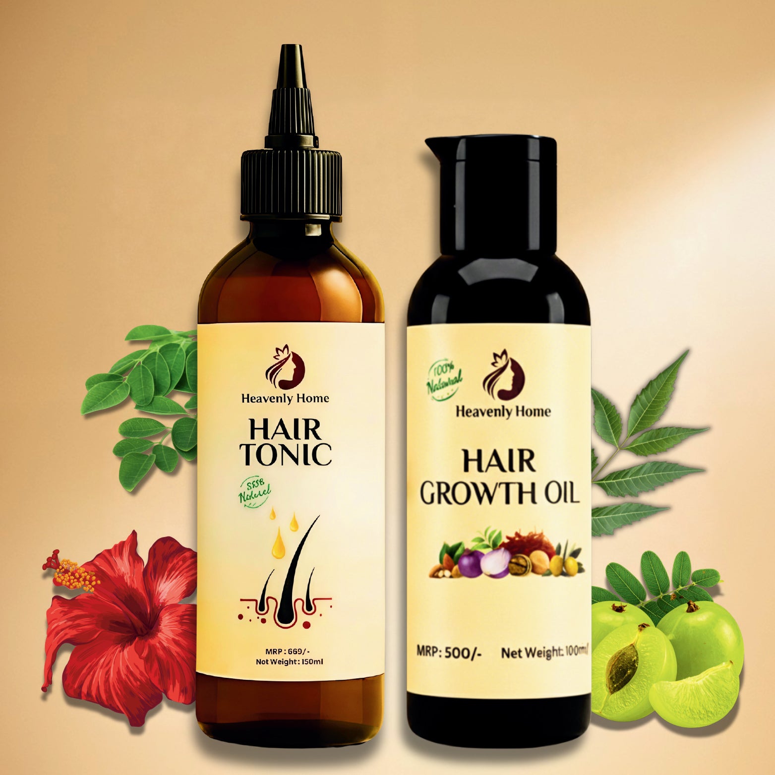 Hair Regrowth Kit – Oil + Tonic